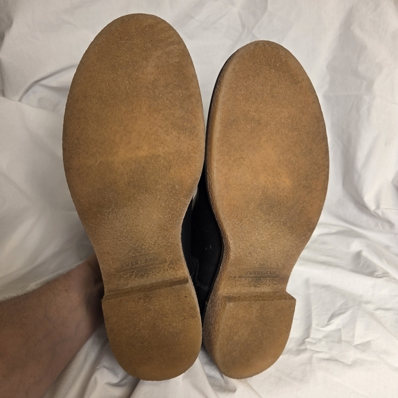 Everlane The Chelsea Boot Black Smooth Leather Pull On Women's Size 10 Like New! - Picture 7 of 10